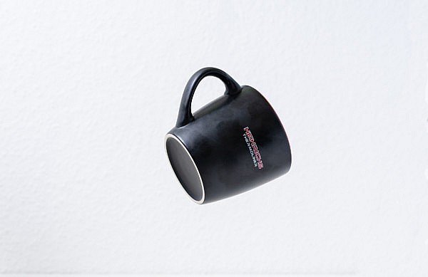 Bild zeigt Heinrichs Thermoliner Kaffeetasse von hinten