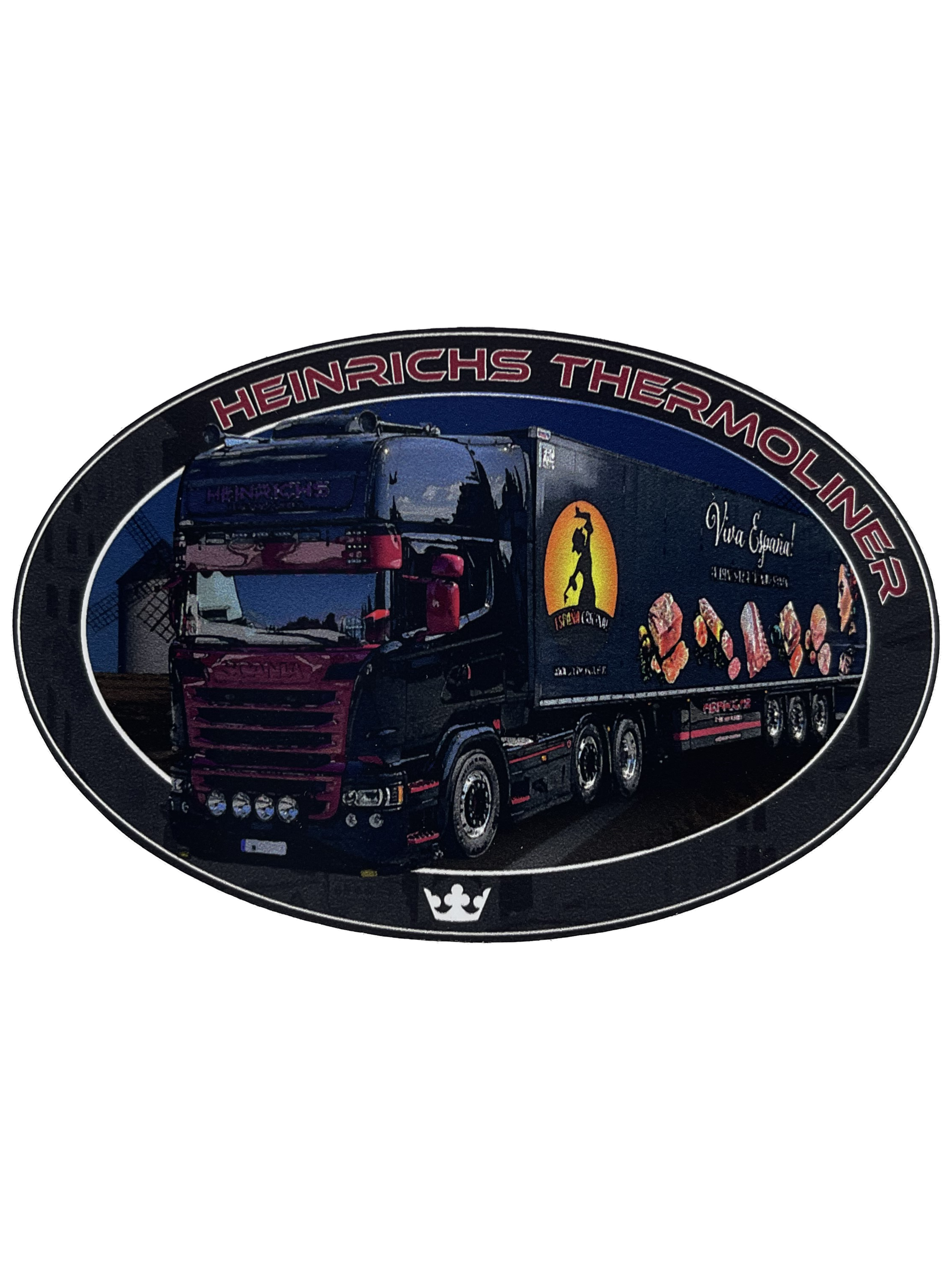 Aufkleber Heinrichs Thermoliner „Viva Espana“ Truck