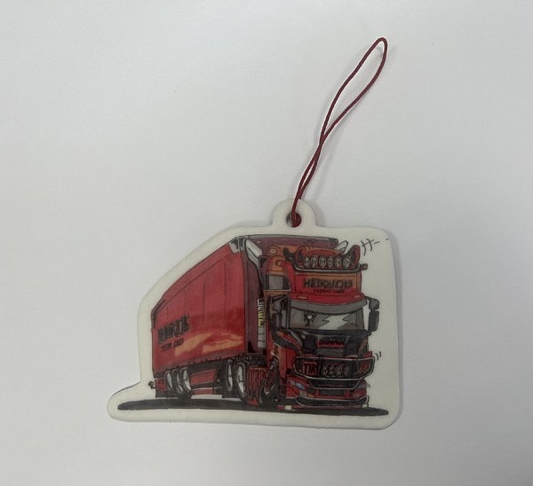 Bild zeigt Duftbaum Heinrichs Thermoliner Cartoon Truck von vorn