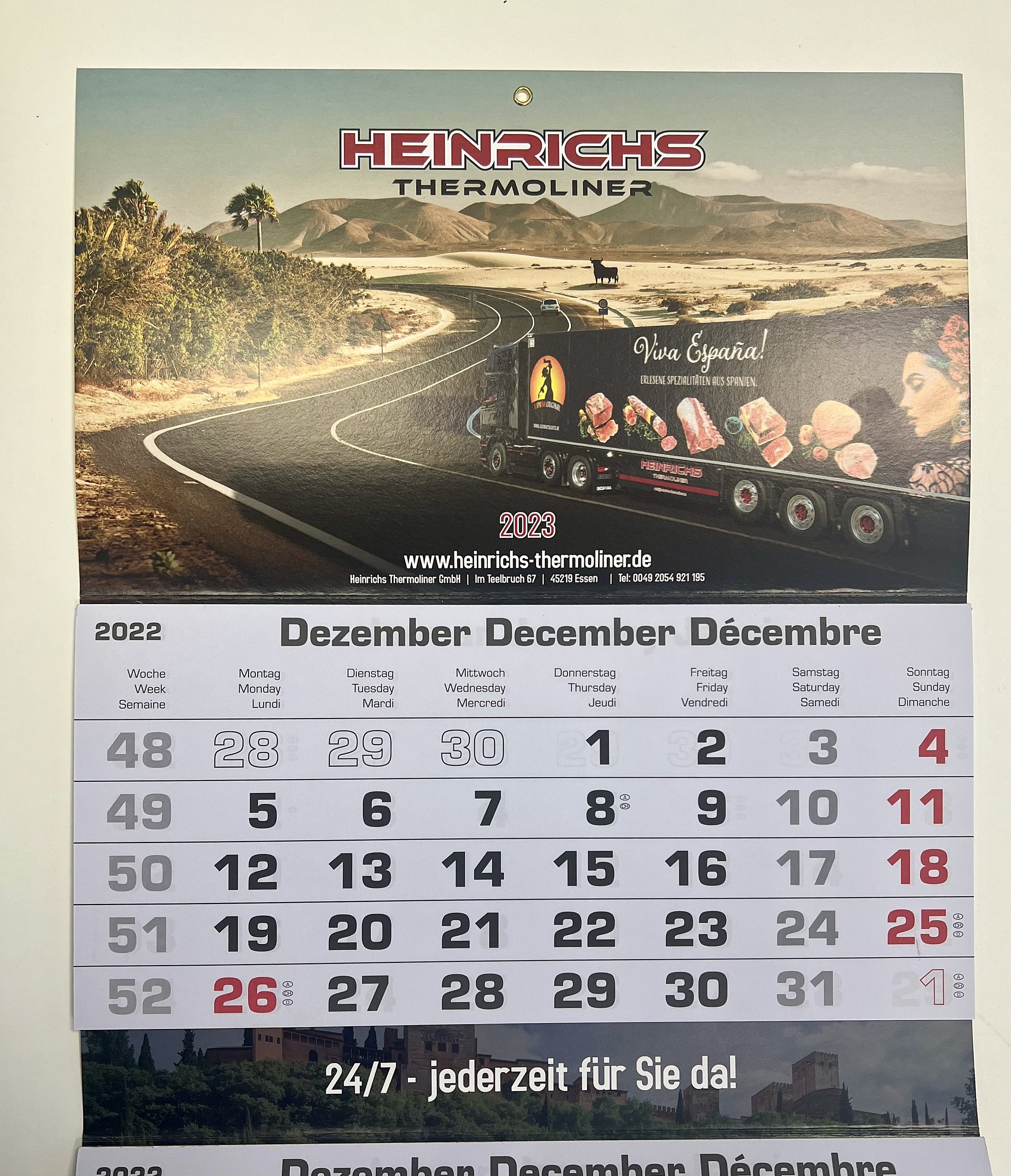 Heinrichs Thermoliner Kalender 2023